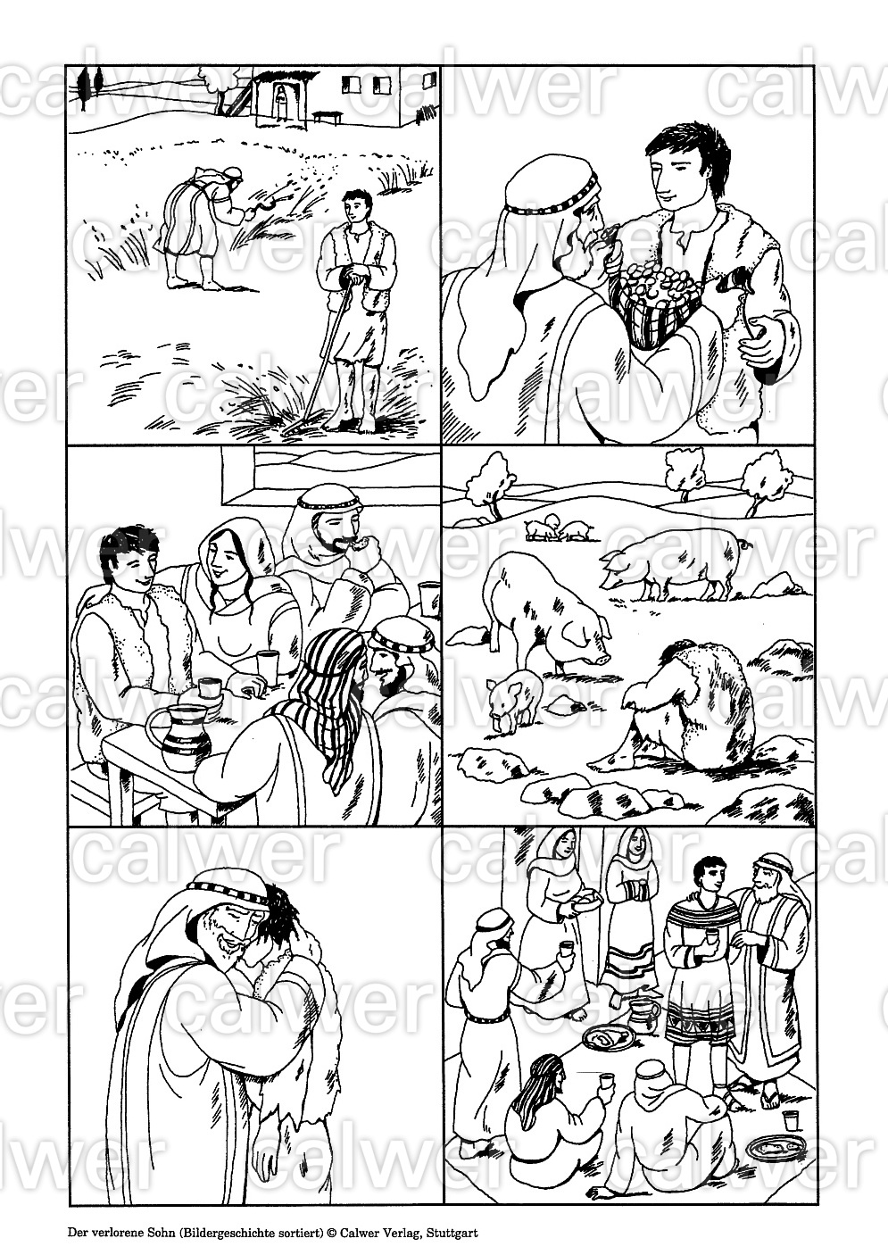 Das Gleichnis Vom Verlorenen Schaf Für Kinder Der verlorene Sohn - Der barmherzige Samariter - Das verlorene Schaf